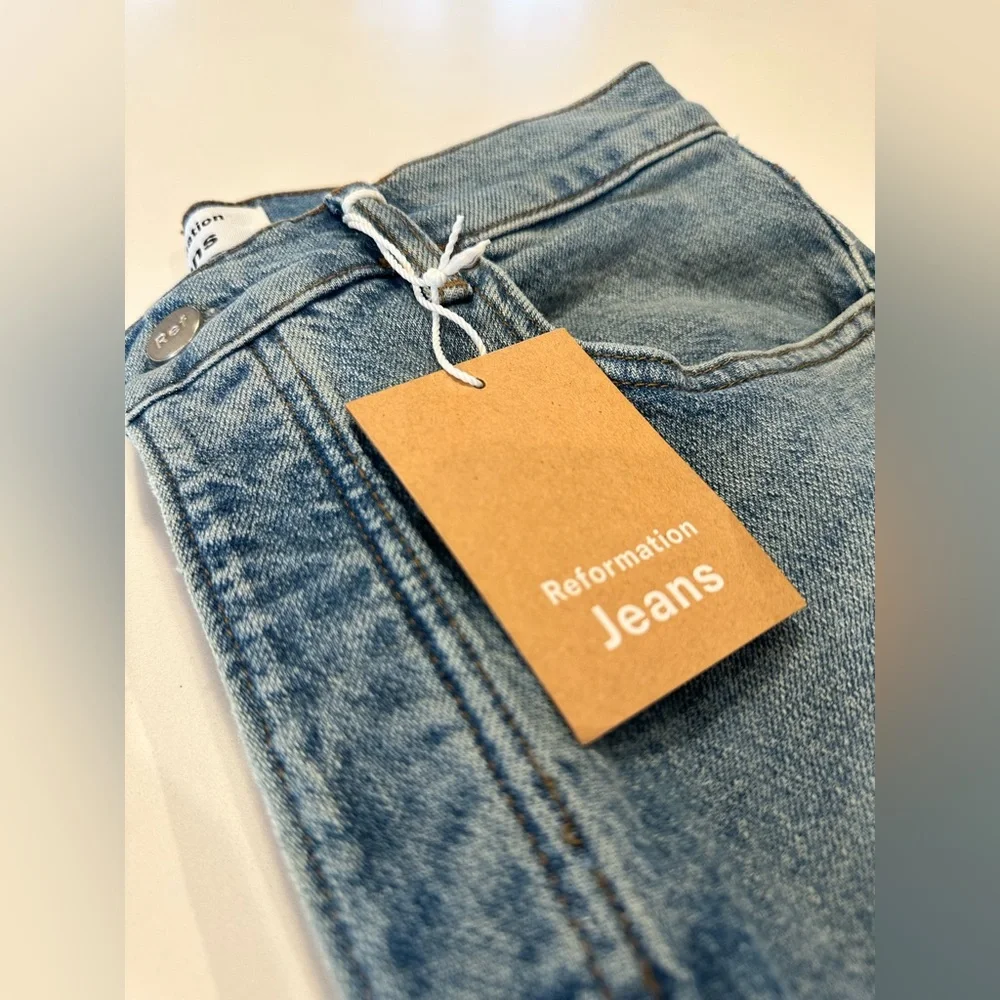 Reformation Serena High Skinny Jeans color Maya size 29 NWT - Picture 8 of 17